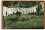 Framed Canvas Wall Art,Vintage Decor,Landscape Nature Country Wildflower Paintings Farmhouse Pictures Modern Artwork Rustic Fall Flower Prints Cottagecore Office Living Room Bedroom Bathroom