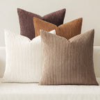 Boho Farmhouse Sage Green Throw Pillow Covers 18x18 Inch Set of 4 Mordern Nordic Cushion Covers Soft Corduroy Spring Home Decor for Couch Bed Sofa Living Room Forest Green