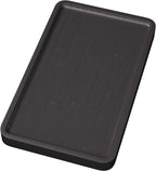 Bamboo Serving Tray,9.8x5.9 Inch Decorative Trays Platter for Coffee Table,Living Room,Bar,Party,Mini Charcuterie Boards Cheese Board,Home Decor（Black）