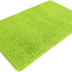 Bathroom Rugs 36 x 60 Inch – Extra Large Bath Mat | Absorbent and Washable Thick Chenille Bath Rugs Non-Slip Runner Rug for Bathroom, Shower, Tub(Gray)