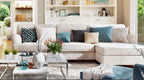 puredown® Feather Down Throw Pillow Inserts 22 x 22 (Pack of 2, White), Big Throw Pillows for Floor, Couch, Bed, Machine Washable