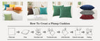 CaliTime Throw Pillow Covers Decorative 18 X 18 Inches Pack of 2 Cozy Chenille Cushion Cases for Couch Sofa Bed Living Room Home Navy Blue